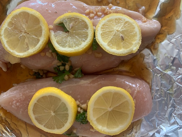 honey lemon chicken meal prep