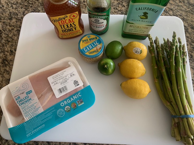 honey lemon chicken meal prep