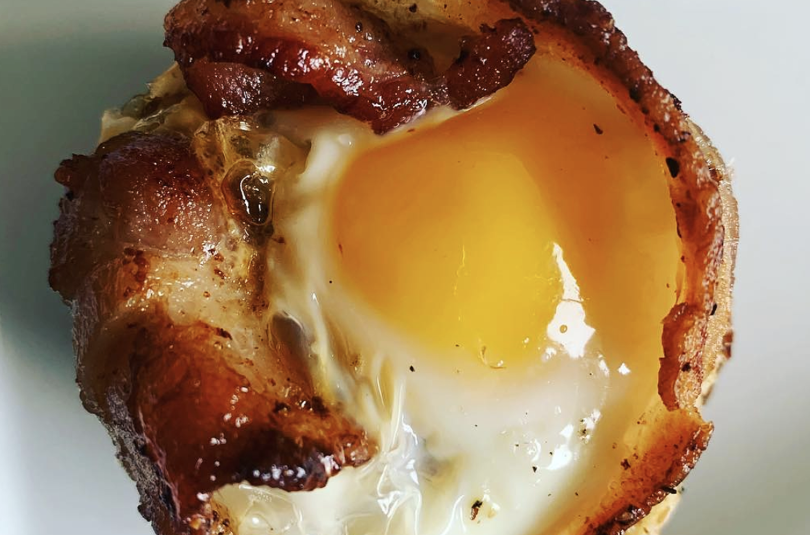 Bacon Wrapped Egg Cups